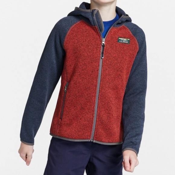 Kids LL Bean Sweater Fleece Jacket - Picture 8 of 11